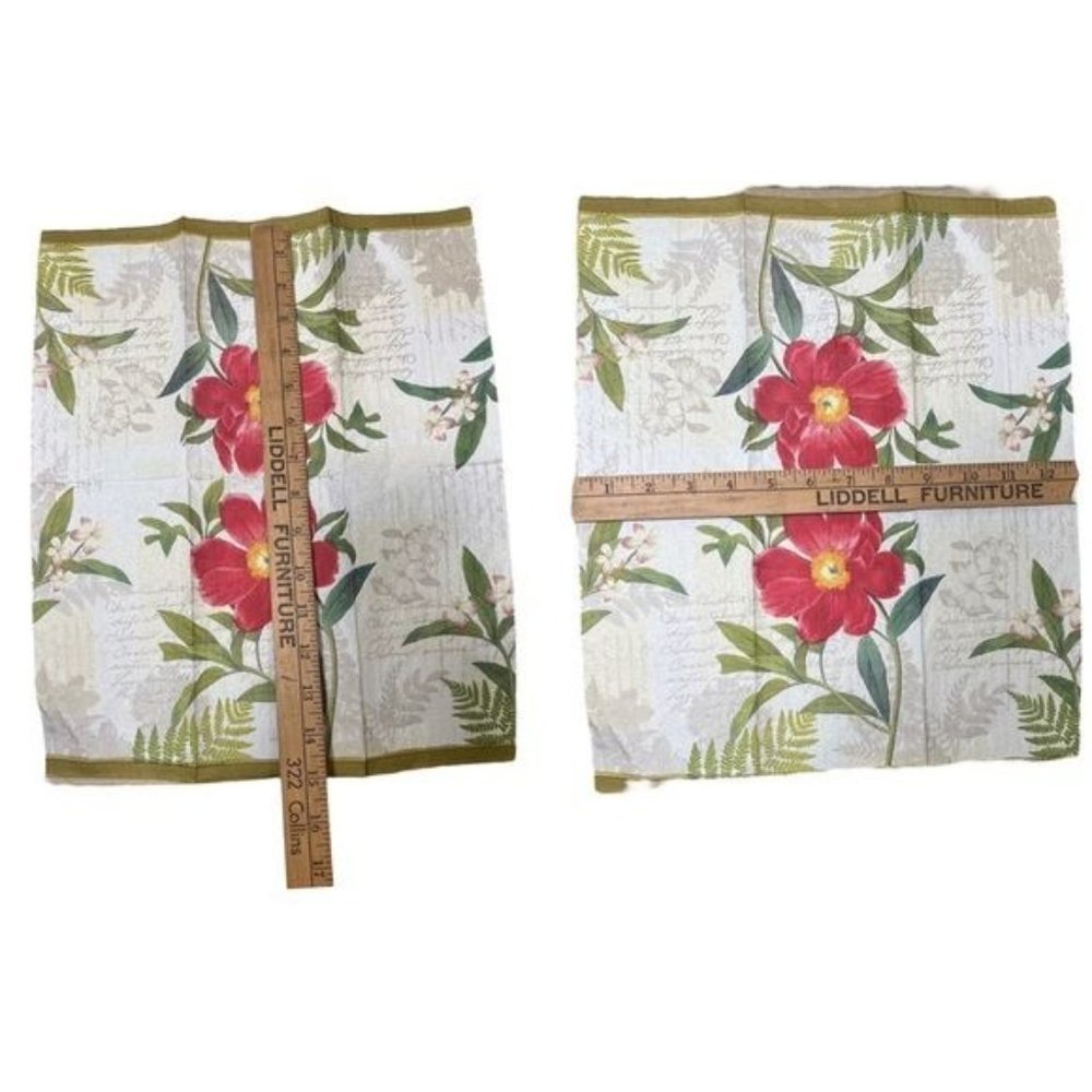 Lot 8 New Paper Napkin Assortment Floral Paris For Decoupage Large 16x13 & 9.5 - Picture 10 of 16